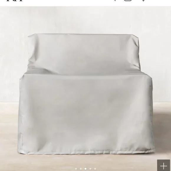 KLISMOS OUTDOOR FURNITURE COVER RESTORATION HARDWARE LOUNGE CHAIR color sand - Picture 7 of 7